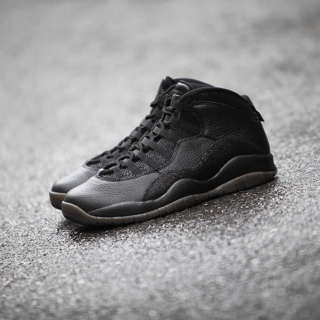 AIR JORDAN 10 OVO BLACK — UK 3 | EU 35.5 | US 3.5 — Alternate View 7