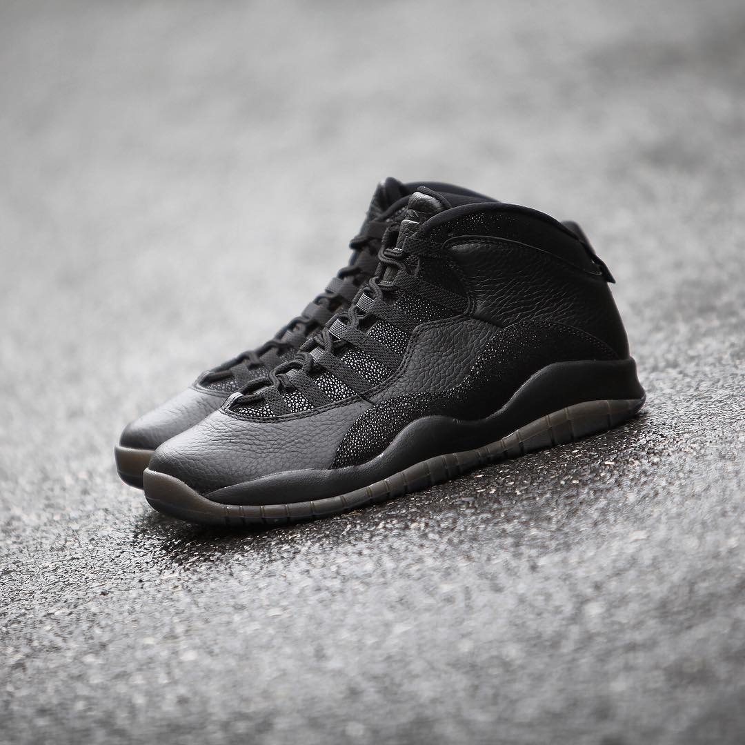 AIR JORDAN 10 OVO BLACK — UK 3 | EU 35.5 | US 3.5 — Alternate View 7