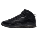 AIR JORDAN 10 OVO BLACK — UK 3 | EU 35.5 | US 3.5 — Front View