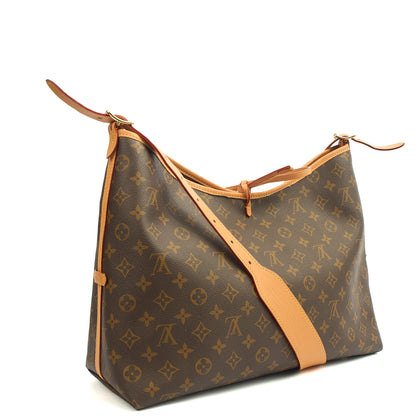 Louis Vuitton CarryAll Vibe MM Bag in Monogram, Canvas — Detail View