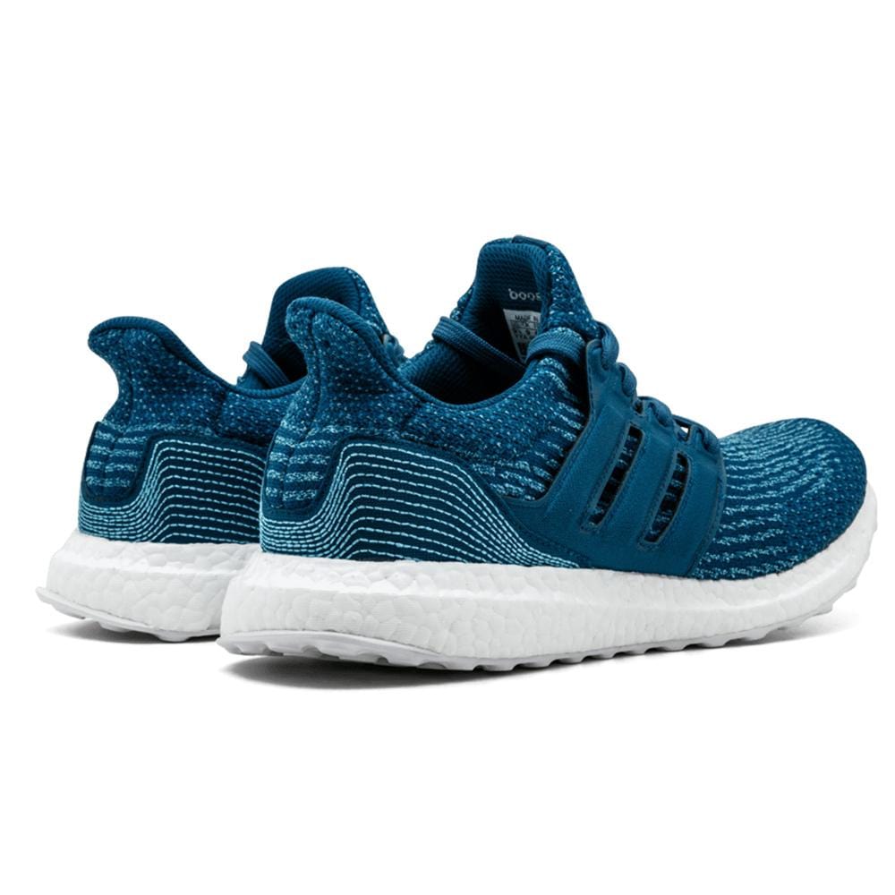 Parley x adidas Ultra Boost 3.0 Blue Night — UK 3.5 | EU 36 | US 4 — Back View