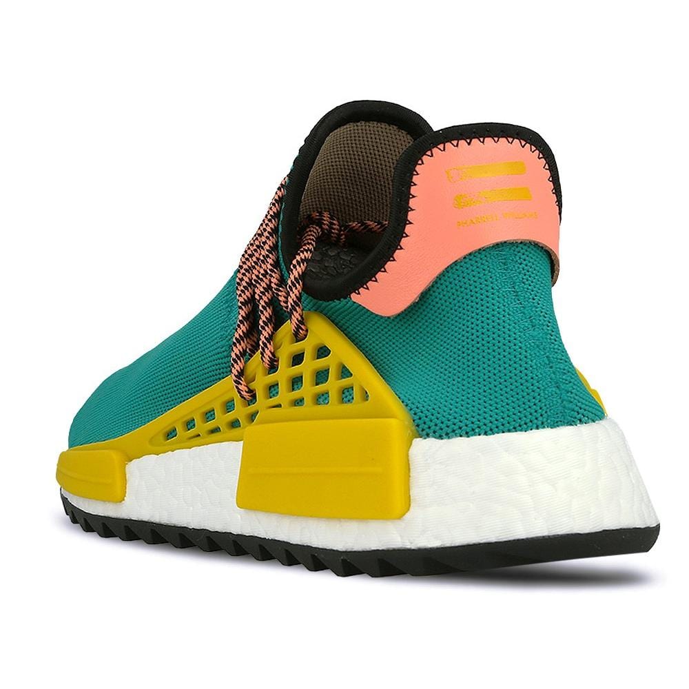 Pharrell Williams x adidas NMD HU Trail Sun Glow-EQT Yellow — UK 3.5 | EU 36 | US 4 — Top View