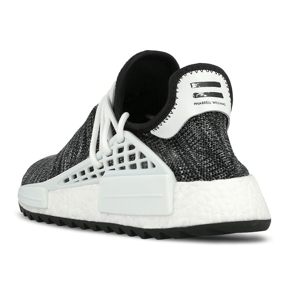 Pharrell Williams x adidas NMD Human Race Trail Core Black-White — UK 3.5 | EU 36 | US 4 — Back View