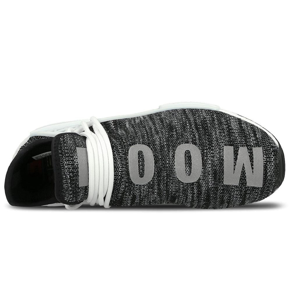 Pharrell Williams x adidas NMD Human Race Trail Core Black-White — UK 3.5 | EU 36 | US 4 — Detail View