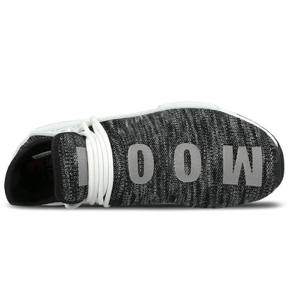 Pharrell Williams x adidas NMD Human Race Trail Core Black-White — UK 3.5 | EU 36 | US 4 — Detail View