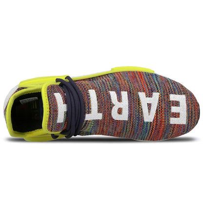 Pharrell Williams x adidas NMD Human Race Trail Multi — UK 3.5 | EU 36 | US 4 — Detail View