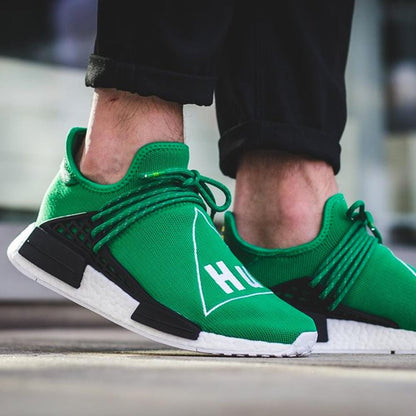 Pharrell Williams x adidas Originals NMD Human Race  Green — UK 3.5 | EU 36 | US 4 — Back View