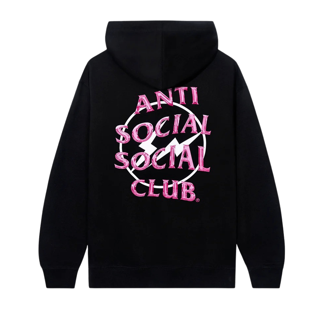 Anti Social Social Club x Fragment Precious Petals Hoodie 'Black Pink' (FW22) — XXS — Front View