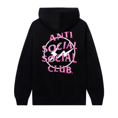 Anti Social Social Club x Fragment Precious Petals Hoodie 'Black Pink' (FW22) — XXS — Front View