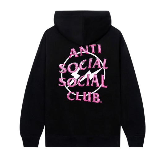 Anti Social Social Club x Fragment Precious Petals Hoodie 'Black Pink' (FW22) — XXS — Front View