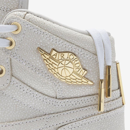 Air Jordan 1 Retro High Pinnacle White Metallic Gold — UK 3 | EU 35.5 | US 3.5 — Detail View