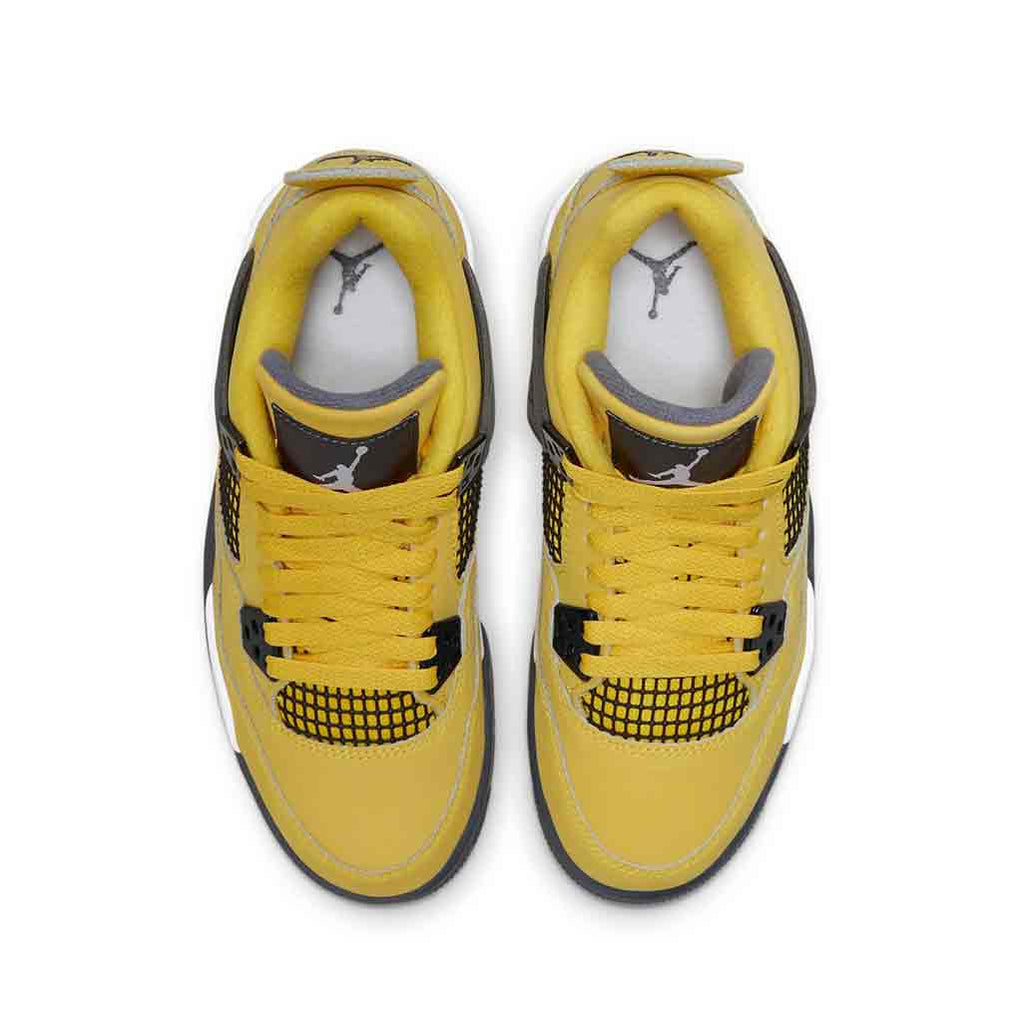 Air Jordan 4 Retro 'Lightning' 2021 — 6 UK — Top View