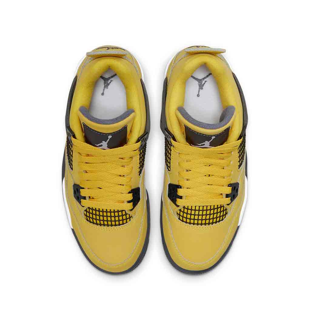 Air Jordan 4 Retro 'Lightning' 2021 — 6 UK — Top View