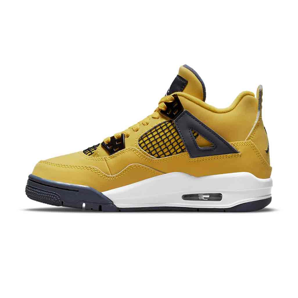 Air Jordan 4 Retro 'Lightning' 2021 — 6 UK — Side View
