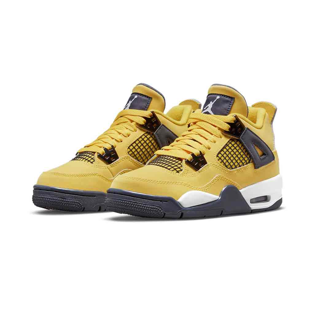 Air Jordan 4 Retro 'Lightning' 2021 — 6 UK — Back View