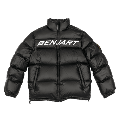 Benjart Racer Puffer 'Black' — XXS — Front View