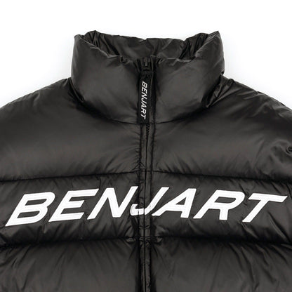 Benjart Racer Puffer 'Black' — XXS — Back View