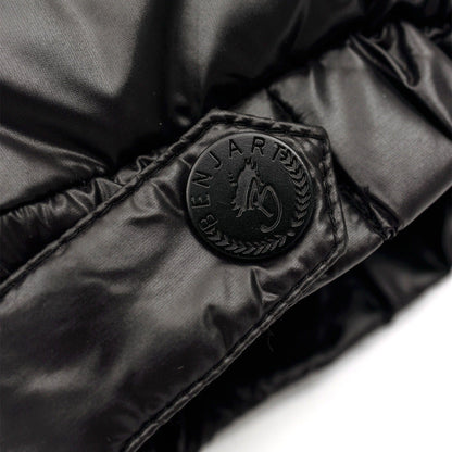 Benjart Racer Puffer 'Black' — XXS — Top View