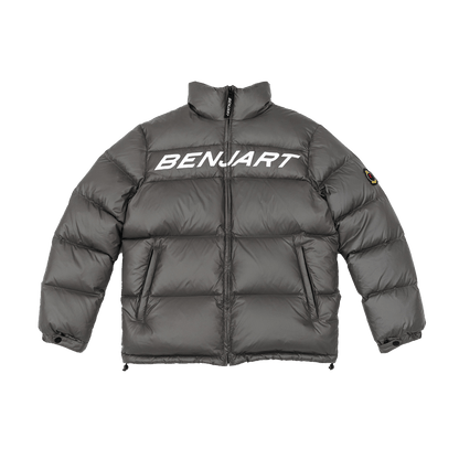 Benjart Racer Puffer 'Grey' — XXS — Front View