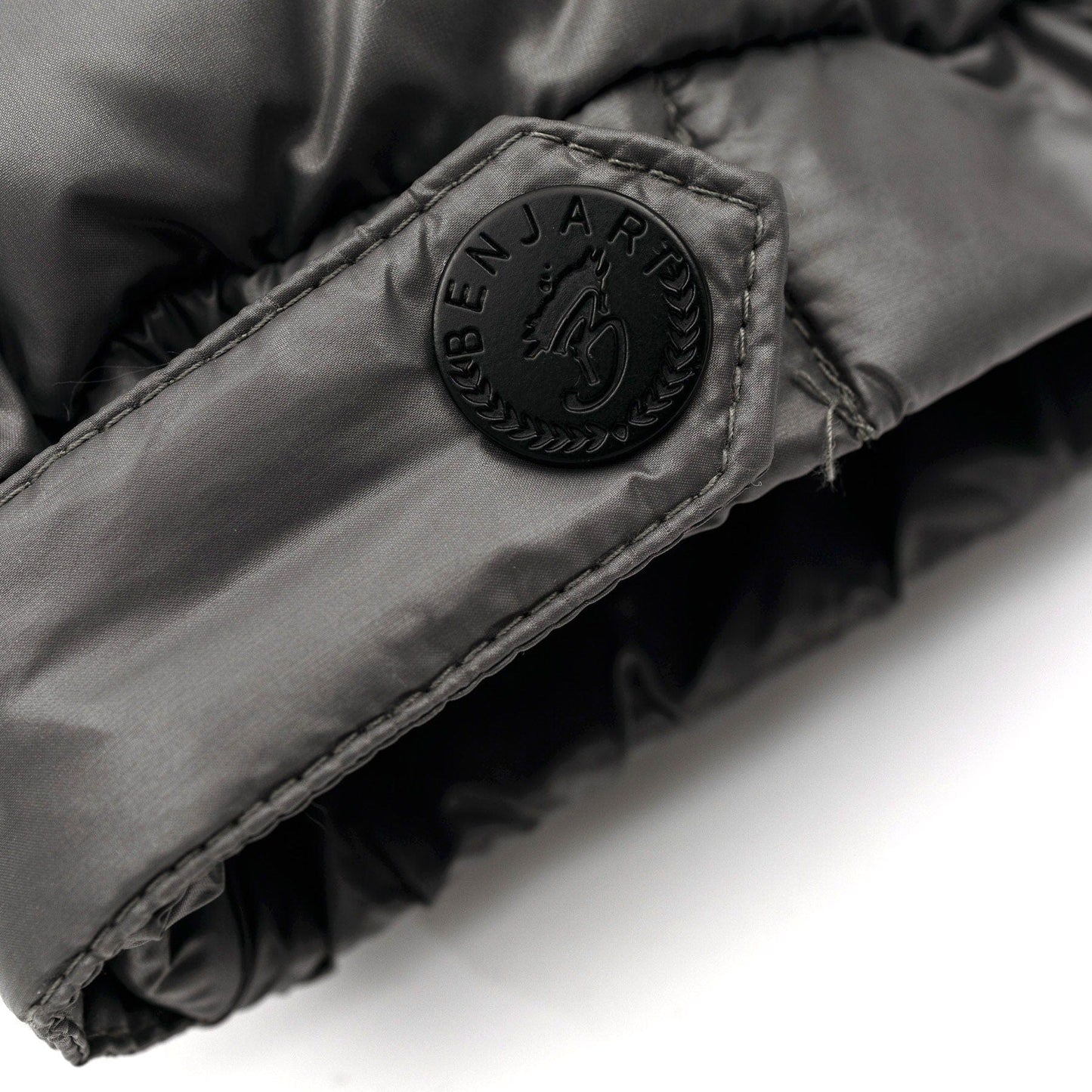 Benjart Racer Puffer 'Grey' — XXS — Back View