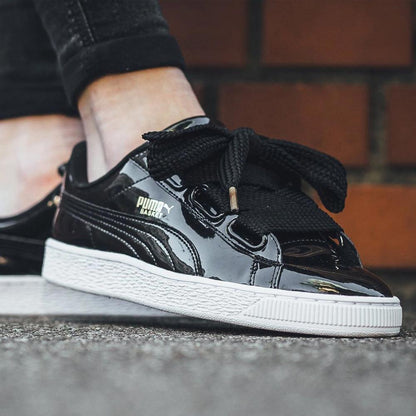 Puma Basket Heart 'Black' — UK 3 | EU 35.5 | US 5.5 — Lifestyle View