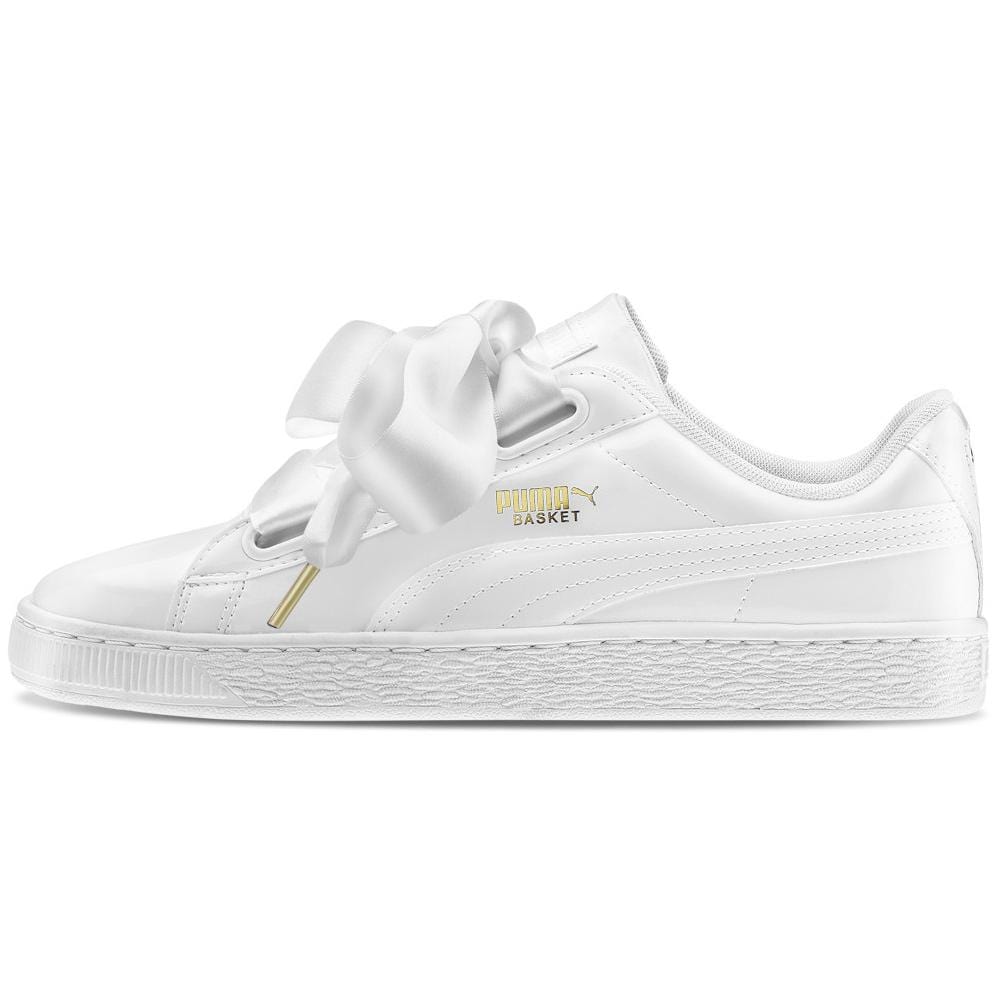Puma Basket Heart 'White' — UK 3 | EU 35.5 | US 5.5 — Front View