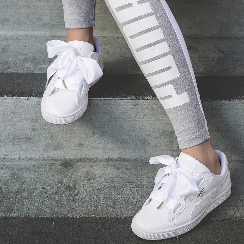 Puma Basket Heart 'White' — UK 3 | EU 35.5 | US 5.5 — Lifestyle View