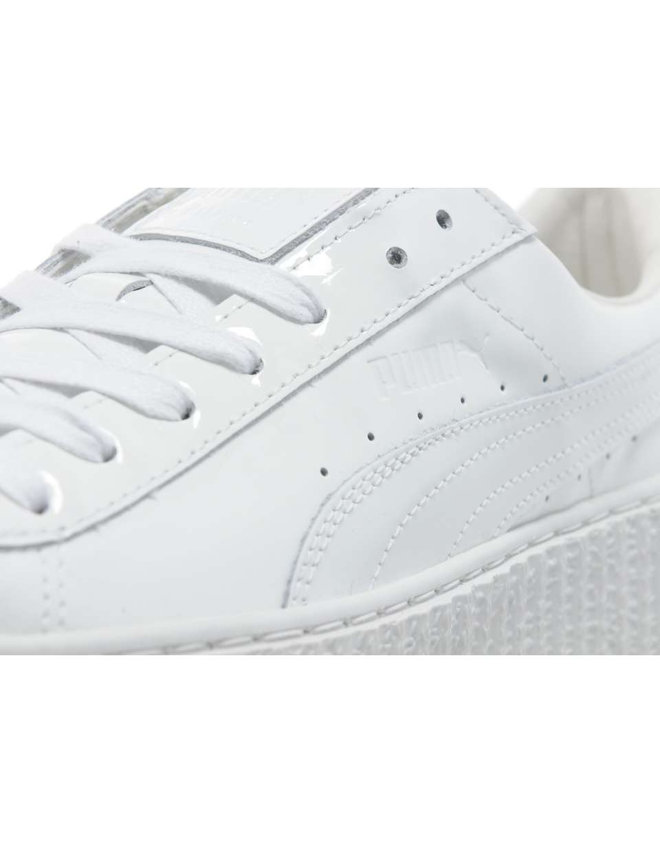Fenty x Wmns Patent Leather Creepers 'Glossy White' — UK 3 | EU 35.5 | US 5.5 — Back View