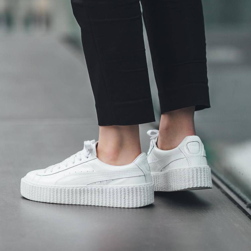 Fenty x Wmns Patent Leather Creepers 'Glossy White' — UK 3 | EU 35.5 | US 5.5 — Alternate View 7