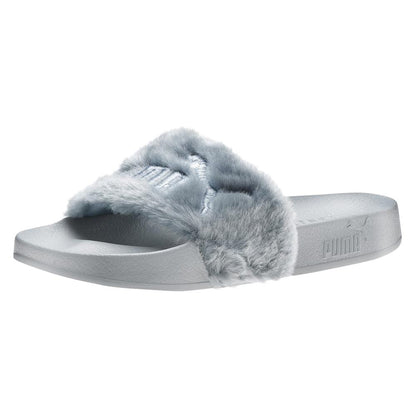 Puma Leadcat Fenty Fur Slide Quarry by Rihanna — UK 3 | EU 35.5 | US 5.5 — Alternate View 7