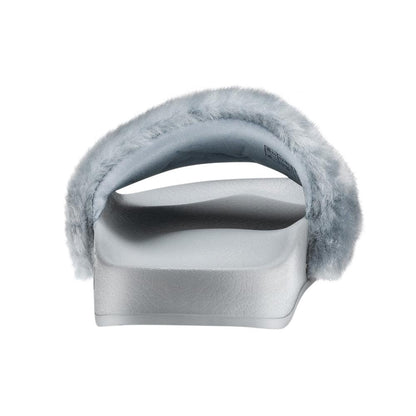 Puma Leadcat Fenty Fur Slide Quarry by Rihanna — UK 3 | EU 35.5 | US 5.5 — Detail View
