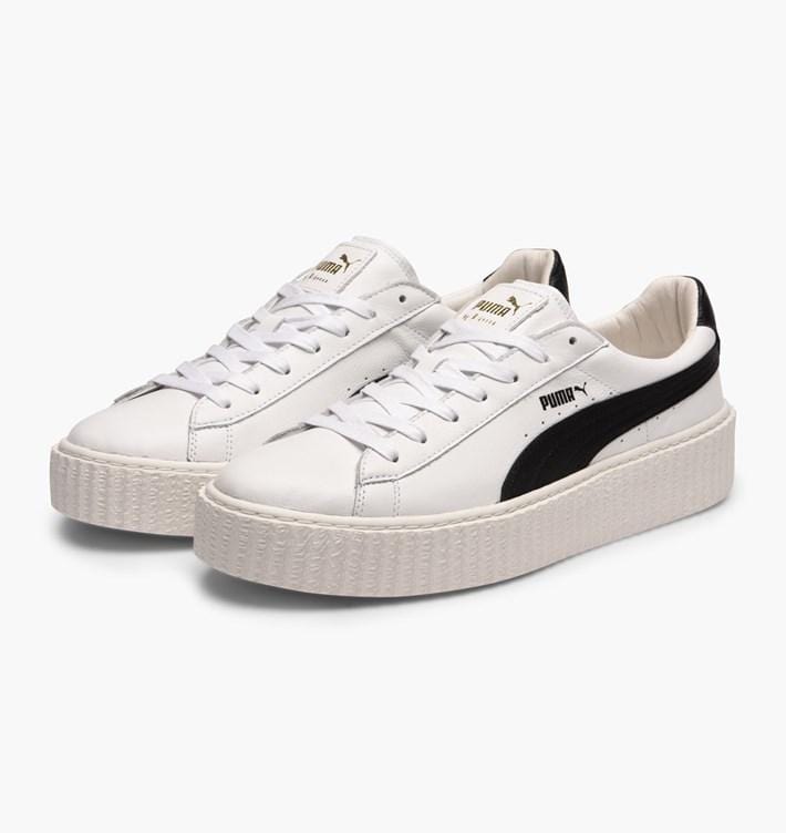 Fenty x Wmns Creeper 'White Leather' — 5.5 UK | 38.5 EU — Side View