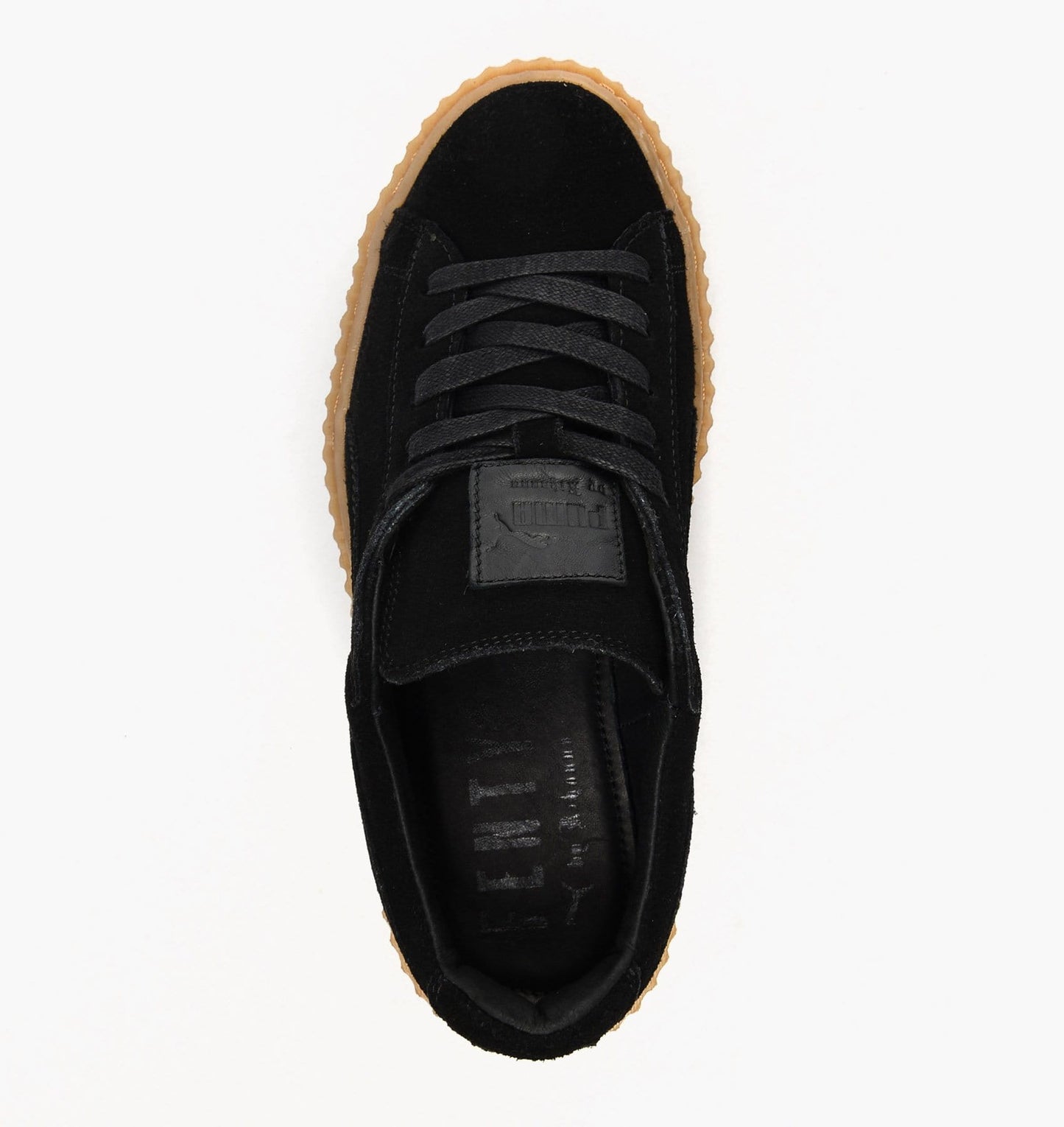Rihanna x PUMA Suede Creeper Black-Gum — UK 3 | EU 35.5 | US 5.5 — Back View