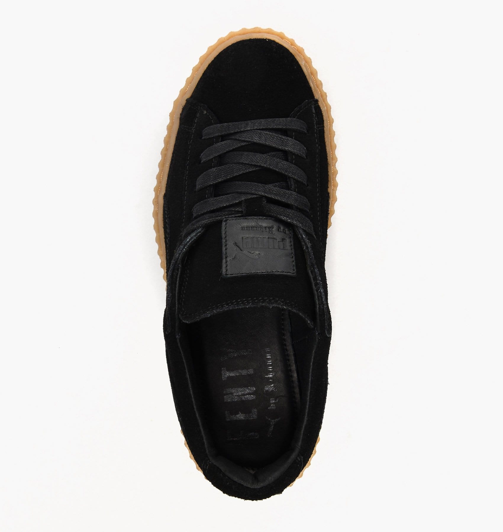 Rihanna x PUMA Suede Creeper Black-Gum — UK 3 | EU 35.5 | US 5.5 — Back View