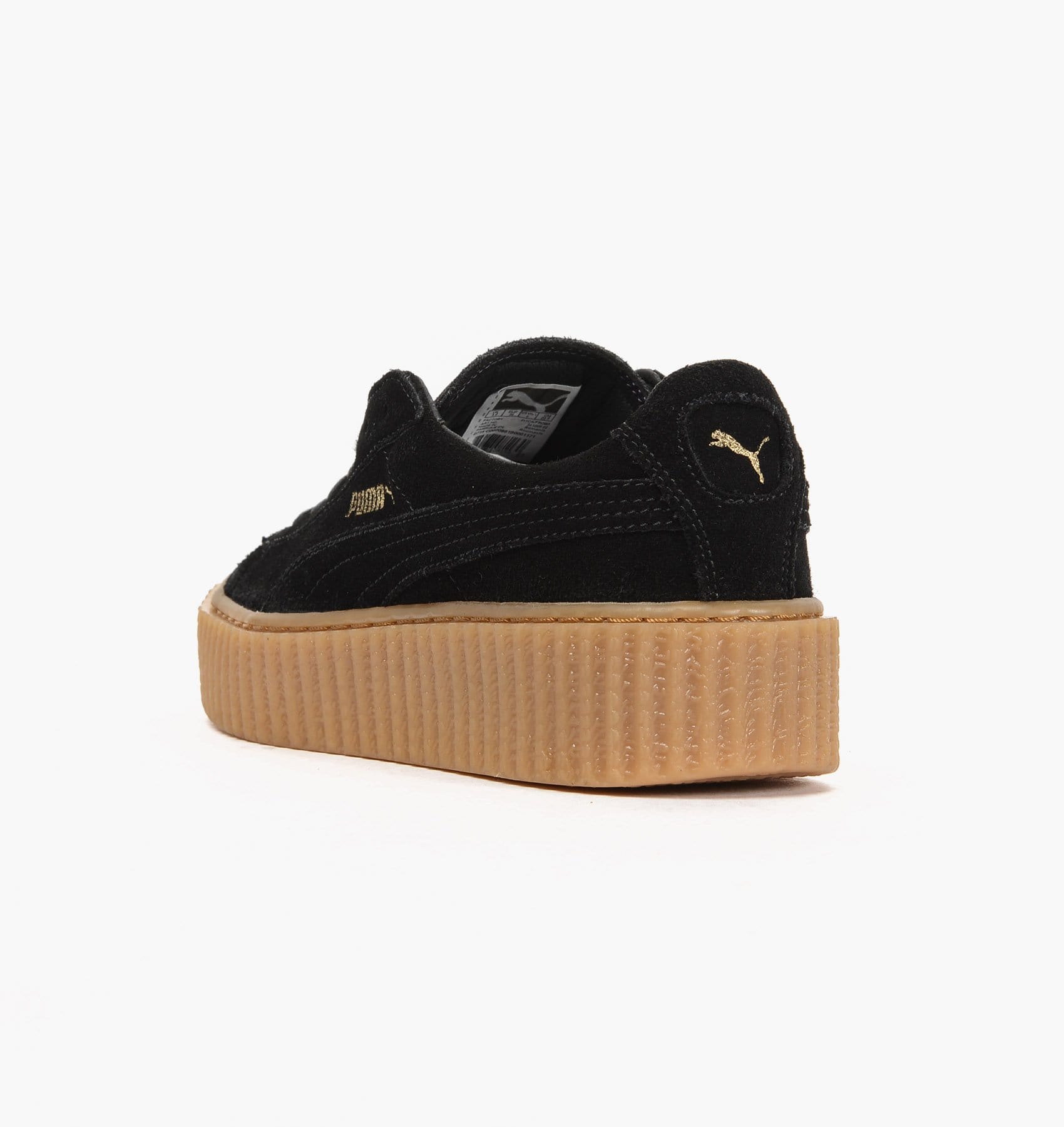 Rihanna x PUMA Suede Creeper Black-Gum — UK 3 | EU 35.5 | US 5.5 — Top View