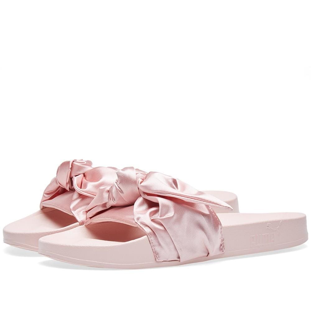 Puma x Fenty by Rihanna Bow Slide "Silver Pink" — UK 3 | EU 35.5 | US 5.5 — Top View