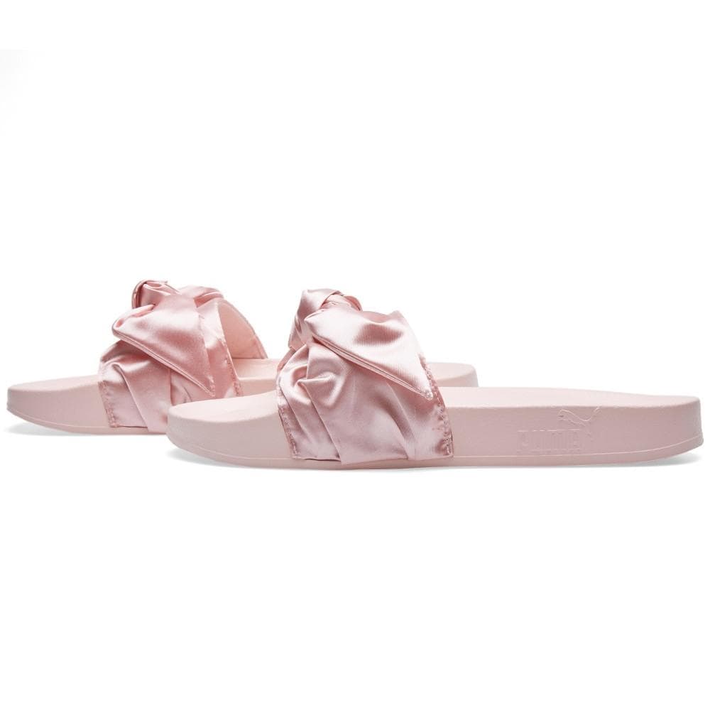 Puma x Fenty by Rihanna Bow Slide "Silver Pink" — UK 3 | EU 35.5 | US 5.5 — Front View