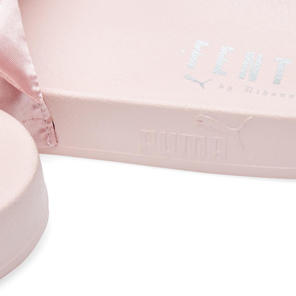 Puma x Fenty by Rihanna Bow Slide "Silver Pink" — UK 3 | EU 35.5 | US 5.5 — Lifestyle View