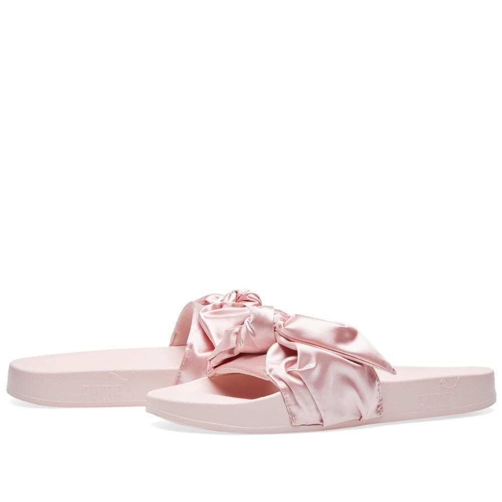 Puma x Fenty by Rihanna Bow Slide "Silver Pink" — UK 3 | EU 35.5 | US 5.5 — Side View