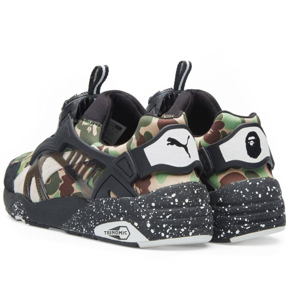 PUMA X BAPE DISC BLAZE Curds & Whey — UK 5 | EU 38 | US 6 — Lifestyle View