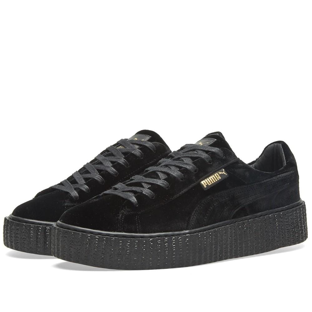 PUMA X FENTY CREEPER VELVET Black — UK 3 | EU 35.5 | US 5.5 — Alternate View 9