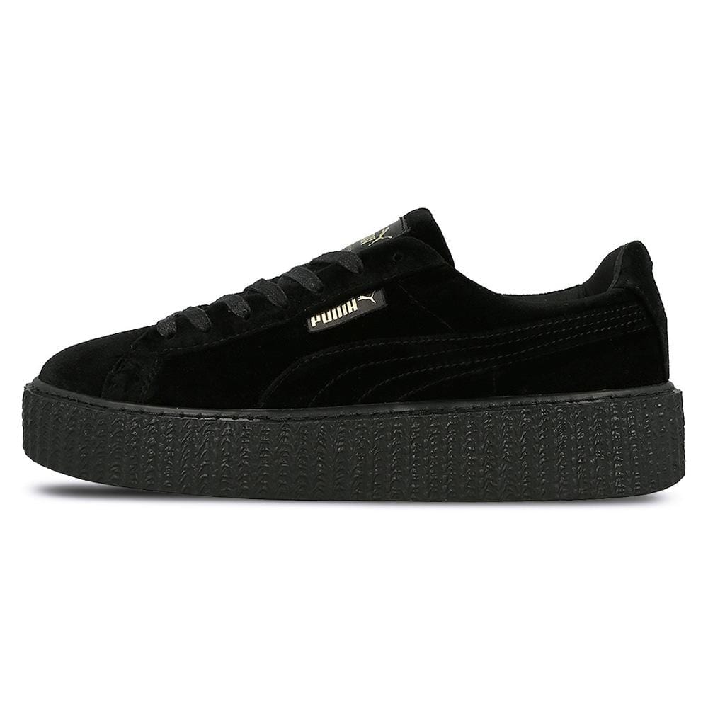 PUMA X FENTY CREEPER VELVET Black — UK 3 | EU 35.5 | US 5.5 — Front View