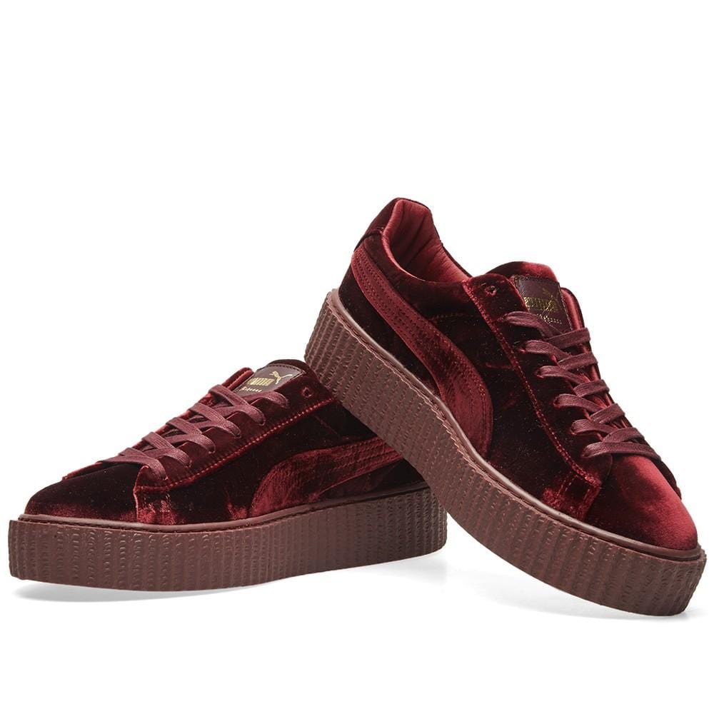 Fenty x Wmns Velvet Creeper 'Burgundy' — UK 6.5 | EU 40 | US 9 — Alternate View 7