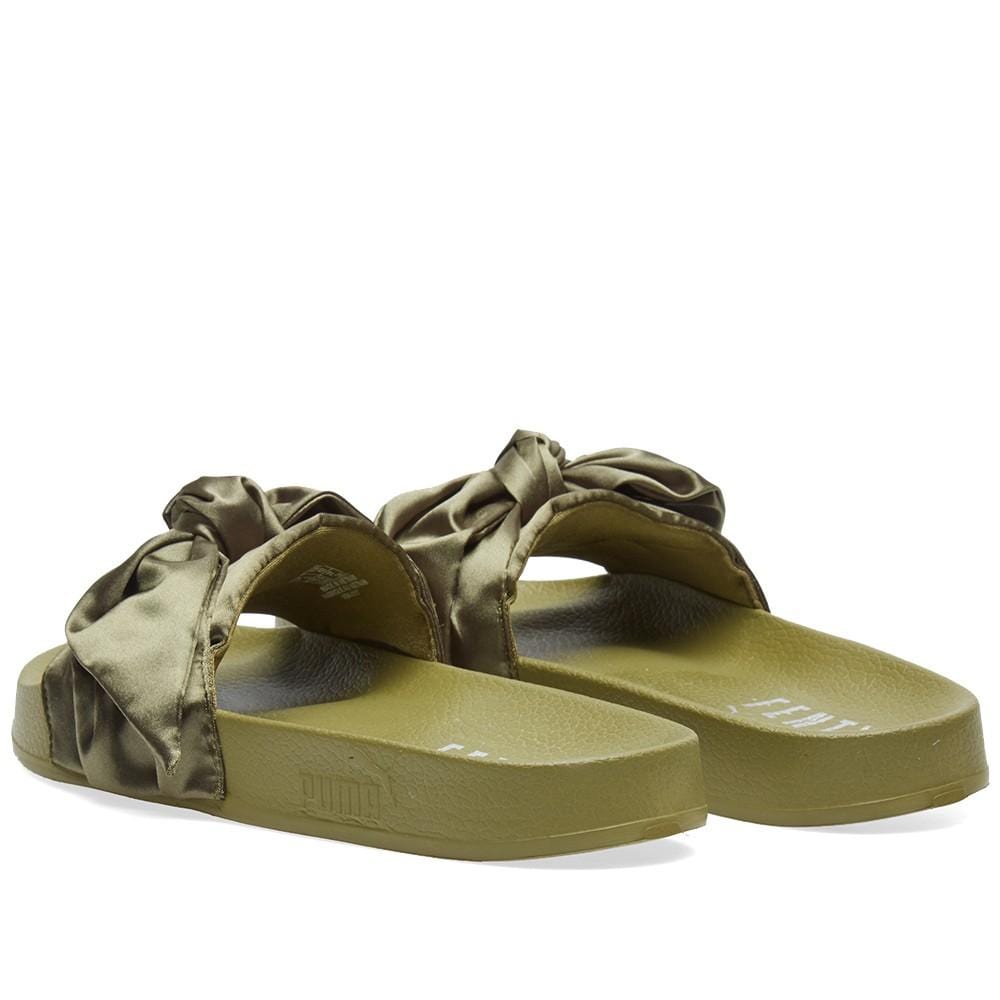 Puma x Fenty by Rihanna Bow Slide "Olive Branch" — UK 3 | EU 35.5 | US 5.5 — Side View