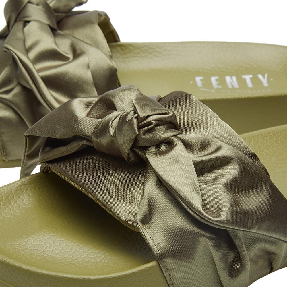 Puma x Fenty by Rihanna Bow Slide "Olive Branch" — UK 3 | EU 35.5 | US 5.5 — Lifestyle View