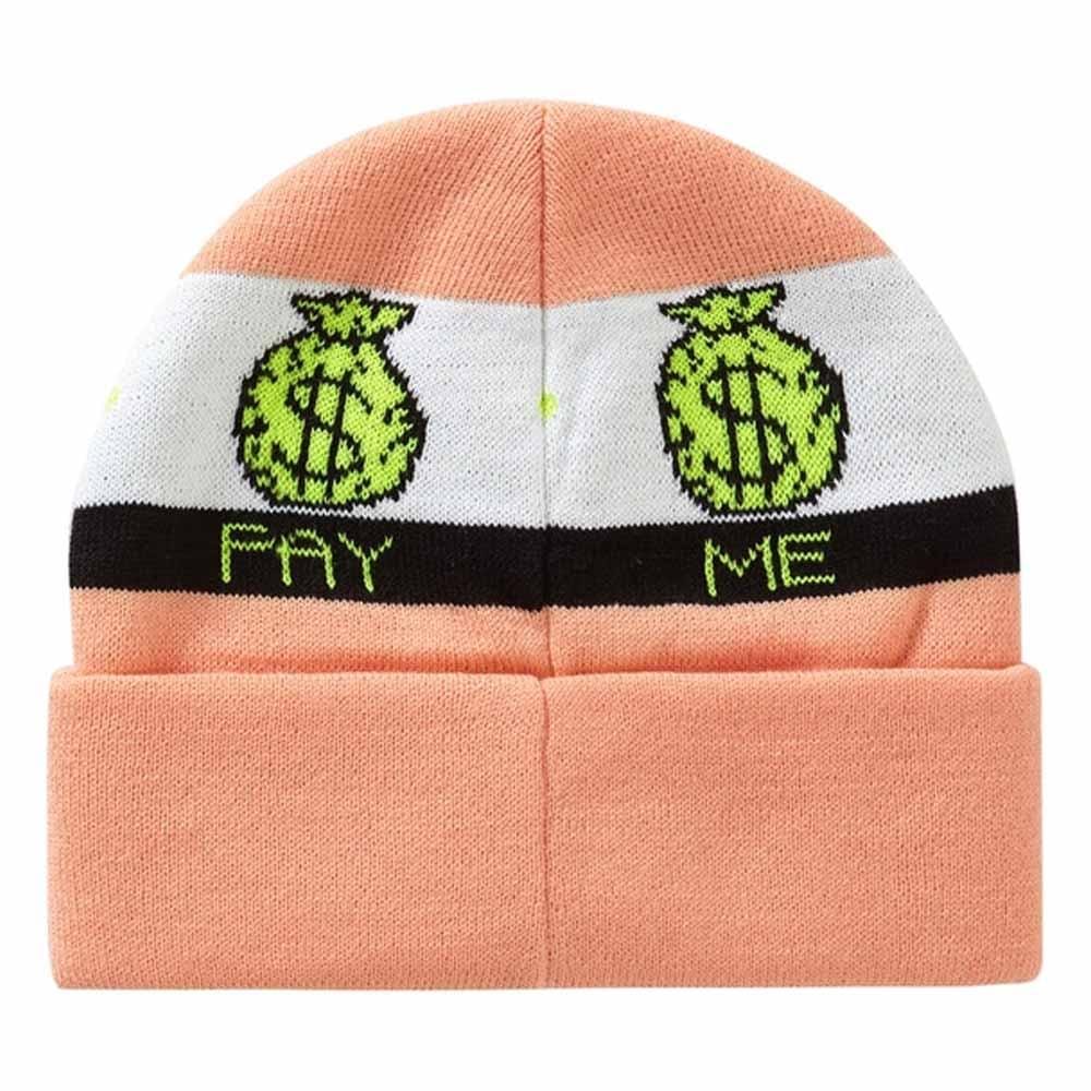 Supreme Pay Me Beanie Peach — Side View