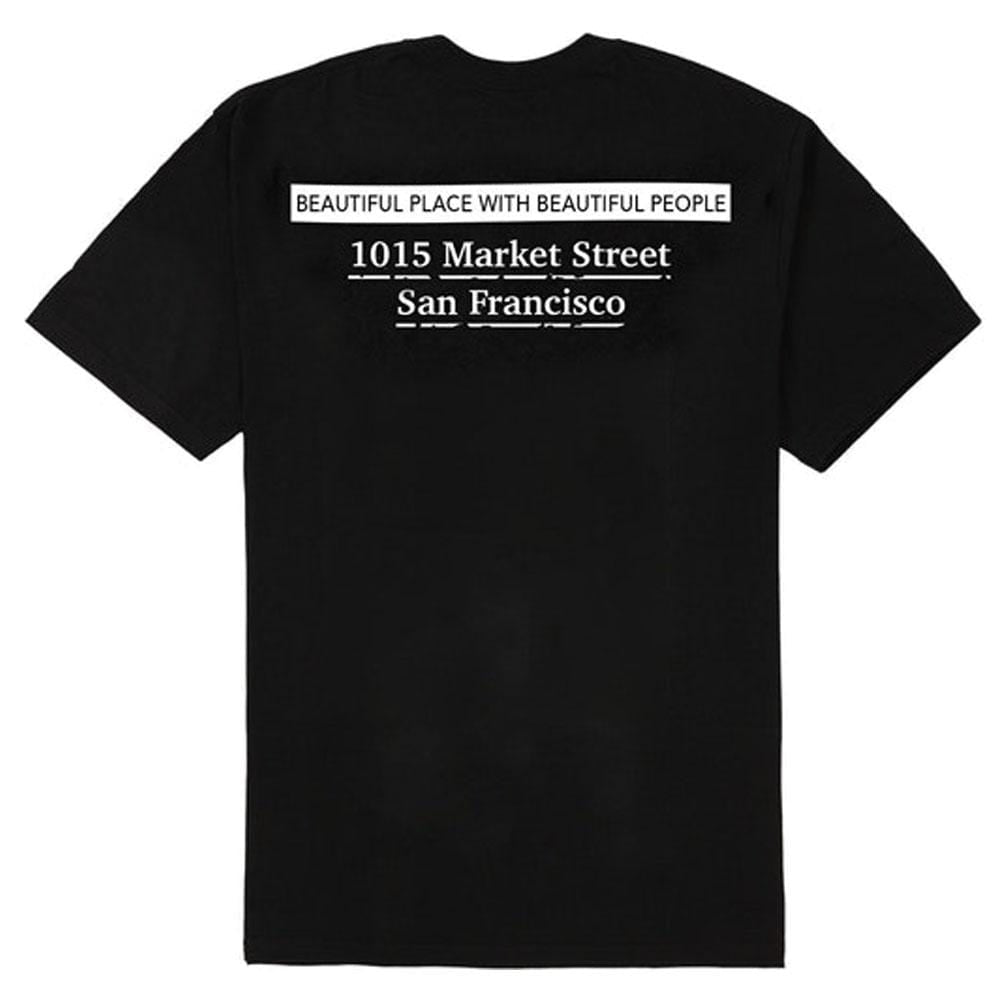Supreme San Francisco Box Logo Tee Black — XXS — Side View