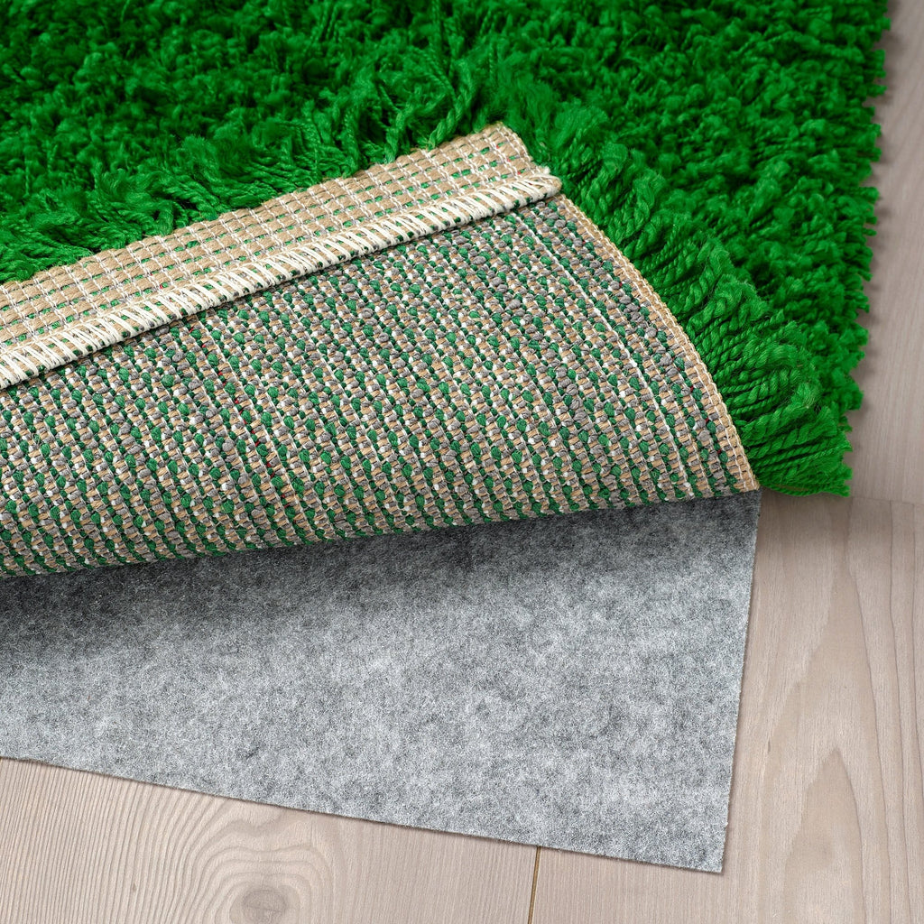 Virgil Abloh x IKEA MARKERAD "WET GRASS" Rug Green — Side View