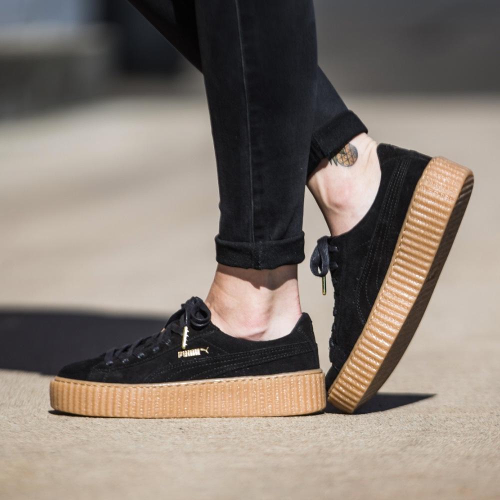 Rihanna x PUMA Suede Creeper Black-Gum — UK 3 | EU 35.5 | US 5.5 — Alternate View 8