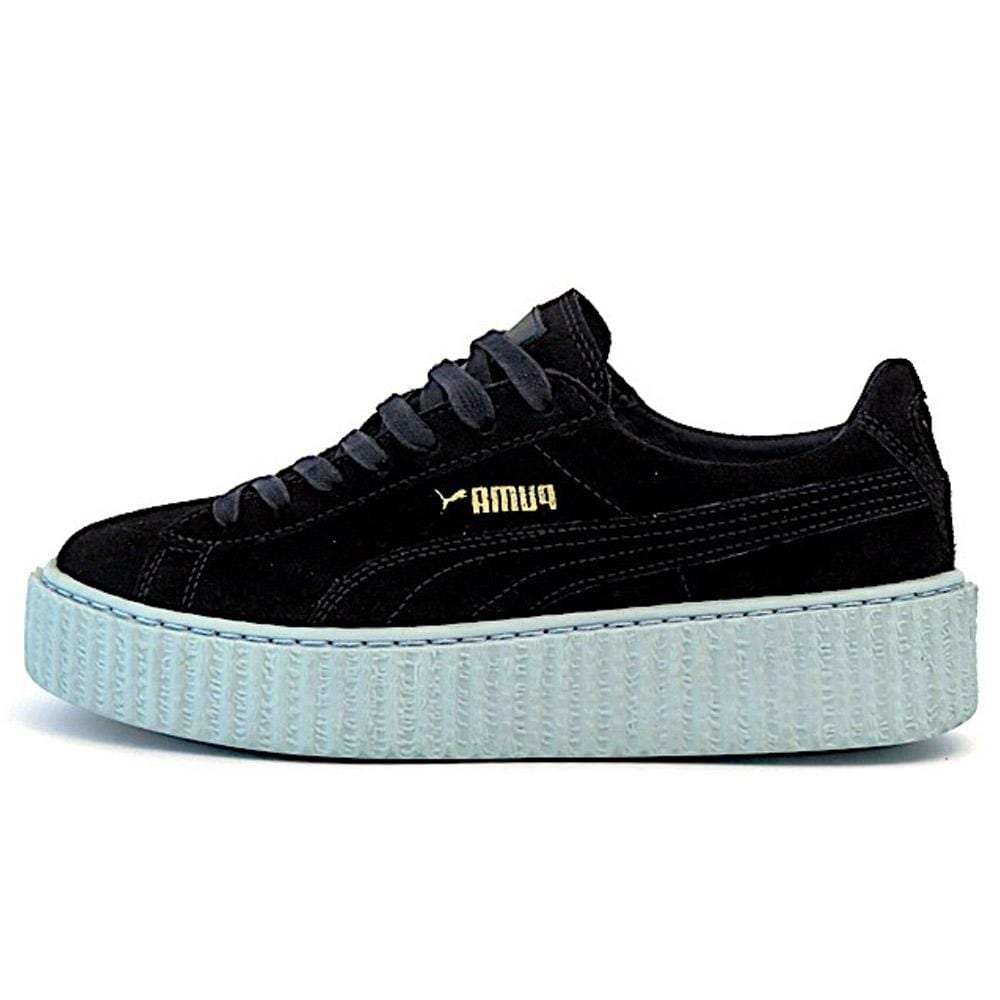 PUMA X RIHANNA SUEDE CREEPER 'PEACOAT-COOL BLUE' — UK 3 | EU 35.5 | US 5.5 — Front View